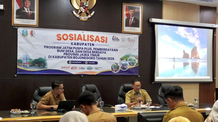 Wujudkan Kemandirian Desa di Bojonegoro Melalui Sosialisasi Jatim Puspa Plus