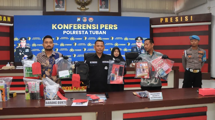 Polresta Tuban Ungkap Dua Kasus Kriminalitas, Pencurian hingga Pencabulan