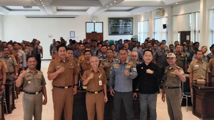 Satpol PP dan Damkar Tuban Kembali Perkuat Peran Linmas