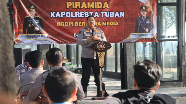 Jalin Sinergitas Bersama Insan Pers, Kapolresta Tuban Gelar Kegiatan Piramida