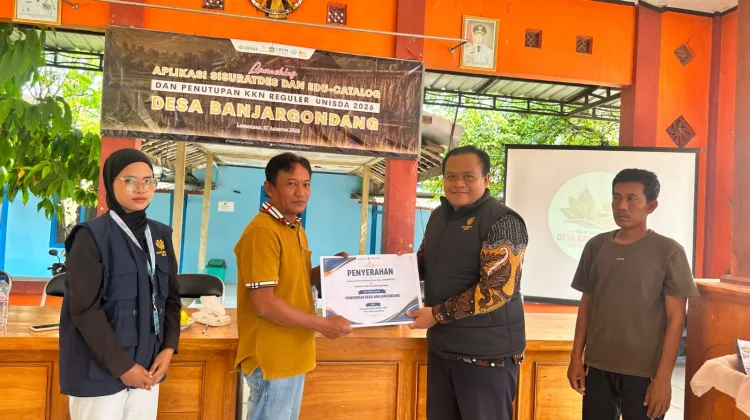 Mahasiswa UNISDA Tinggalkan Inovasi untuk Desa Banjargondang