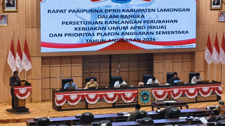 Perubahan KUA PPAS 2026 Disetujui, Infrastruktur Lamongan Didorong Rampung