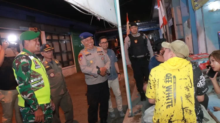 Patroli Skala Besar Polres Lamongan Sasar Titik Rawan Malam Hari