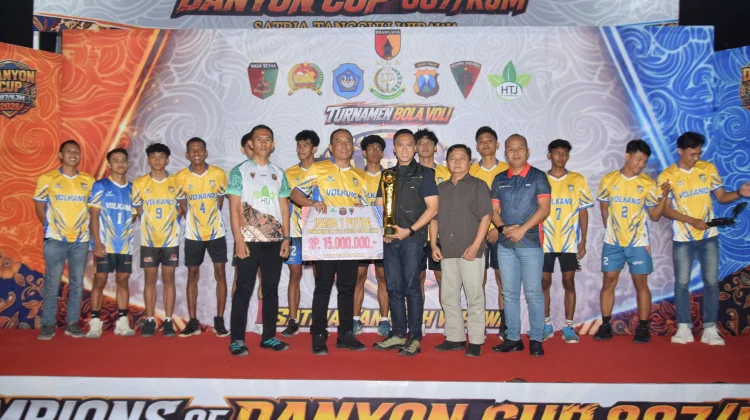 Wabup Lamongan Dorong Lahirnya Atlet Voli Mampu Bersaing Tingkat Nasional