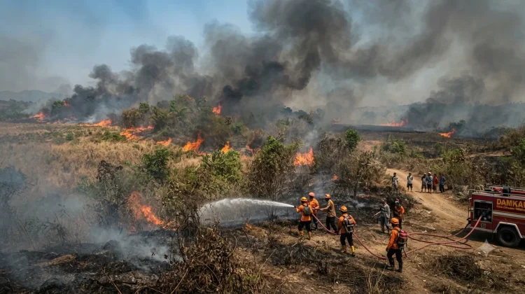 Damkar Tuban Catat Lonjakan Kasus Kebakaran Tiga Bulan Terakhir