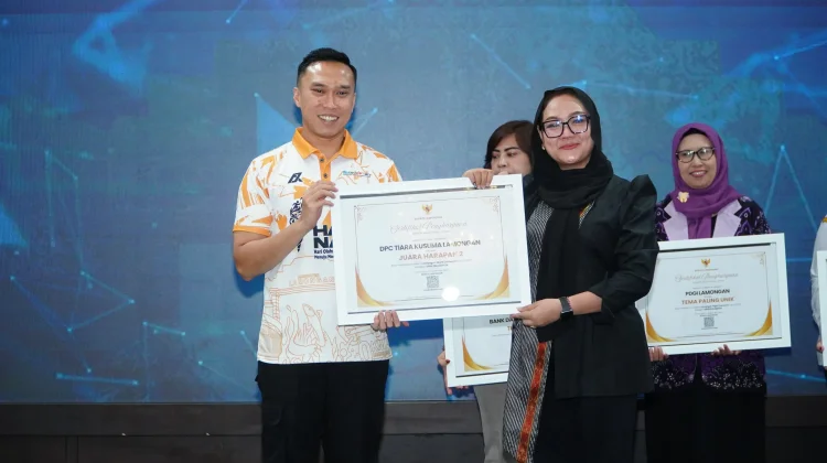 Angkat Kesenian Minahasa, DPC Tiara Kusuma Sabet Juara Harapan