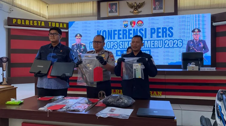 Operasi Sikat Semeru 2026, Polresta Tuban Amankan 17 Tersangka - RRI.co.id