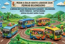 Pemkab Bojonegoro Siapkan Empat Armada Mudik Gratis