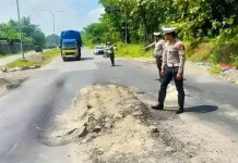 Jalan Rusak, Pemudik Diminta Tidak Melintasi Ringroad Tuban