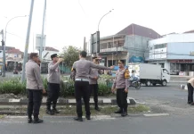Pasar Babat Titik Rawan Macet Mudik, Satlantas Lamongan Siagakan Tim Urai