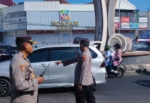Mudik Lokal Dominasi Arus Lalu Lintas H+2 Lebaran di Simpang Tugu Wingko Babat