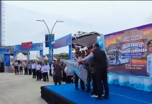 Bupati Lamongan Berangkatkan 146 Pemudik Balik Gratis Kembali ke Perantauan