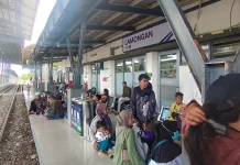 Penumpang KA di Stasiun Lamongan Meningkat Sejak Kemarin dan Hari Ini