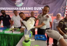 Kejari Tuban Musnahkan Sejumlah Barang Bukti Perkara, Narkotika Mendominasi