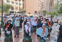 Jemaah Haji Tuban Lakukan Persiapan Fisik