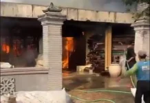 Kebakaran Rumah dan Kandang di Sugio, Lamongan, 1 Kambing Terpanggang