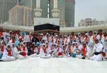 Jemaah Haji Tuban Menuju Arafah dalam Kondisi Sehat