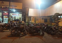 Buat Resah Warga, Polres Lamongan Tilang 64 Motor Berknalpot Brong