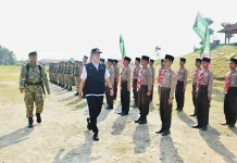 Bupati Lamongan Bangun Karakter Bela Negara Generasi Muda pada Persami KKRI