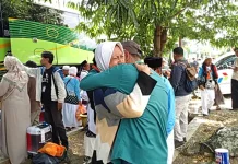 Jemaah Haji Tiba di Tuban, Empat Lainnya Masih Tertinggal