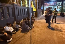 Polres Lamongan Amankan Massa Penggembira Perguruan Silat, 12 Motor Ditilang