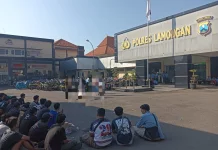Pengesahan PSHT Lamongan Berjalan Tertib, Puluhan Pemuda Diinapkan di Mapolres