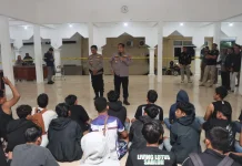 Puluhan Kendaraan Diamankan Polres Tuban usai Terjaring Razia