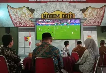 Piala Dunia Jadi Sarana TNI Dekat dengan Generasi Muda di Lamongan