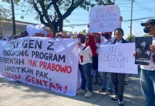 Ribuan Masyarakat Tuban Gelar Aksi Dukung Progam Makan Bergizi Gratis