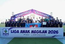 KFA Borong Gelar Juara Liga Anak Megilan 2026, Bupati Lamongan Dorong Pembinaan