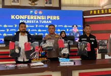 Polresta Tuban Amankan Delapan Tersangka Kasus Pengeroyokan