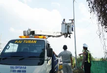 Pemasangan Blue Light di Tuban Bantu Tingkatkan Konsentrasi Para Pengendara