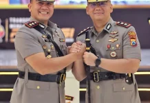Mutasi Jabatan, Tongkat Kepemimpinan Kapolres Lamongan Resmi Berganti