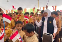 Gubernur Jatim Meninjau Sekaligus Menyapa Siswa Sekolah Rakyat Tuban