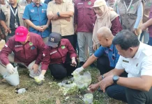 Kampus Indonesia-Malaysia Uji Biopori Atasi Banjir Lamongan