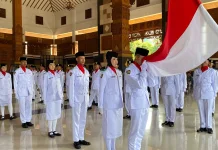 Bupati Tuban Kukuhkan 76 Anggota Paskibraka Tahun 2026