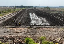 Amankan Pasokan Air Bagi Petani, Embung Rowoglandang Bojonegoro Direhabilitasi