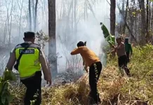 Hutan Pakah Rawan Terbakar, Polisi Ajak Warga Melapor jika Temukan Kobaran Api