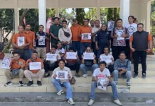 Jurnalis Lamongan Panjatkan Doa untuk Keselamatan Lima Rekan Hilang Kontak