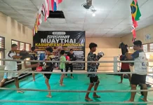 Ratusan Atlet dari 28 Camp Berebut Juara Lamongan Muaythai