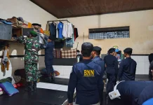 Petugas Razia Gabungan Nihil Temukan Barang Terlarang di Lapas Tuban