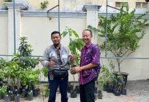 DLHP Tuban Bagikan 100 Bibit Pohon untuk Ciptakan Lingkungan Lebih Hijau