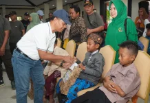 Baksos Kesehatan Warnai HUT ke-81 TNI di Lamongan