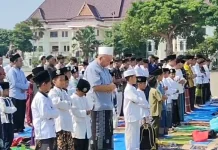 Ratusan Santri Ash-Shomadiyah Ikuti Salat Istisqa agar Hujan Segera Turun