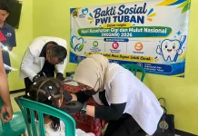 PWI Tuban Gelar Bakti Sosial dan Cek Kesehatan Gigi Gratis