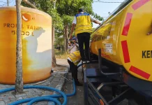 Kemen PU-PDAM Lamongan Respon Demo Distribusi Air, Dropping dan Bangun Tandon