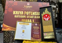 Kain Tenun Gedog Tuban Raih Juara 1 Kriya Potensial di Kriyanusa 2026