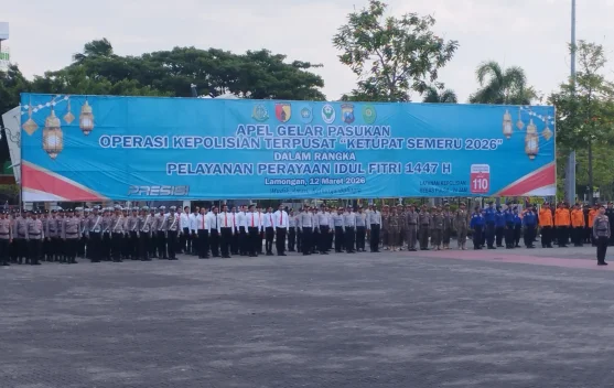 Amankan Idulfitri 1447 H, Polres Lamongan Gelar Operasi Ketupat Semeru 2026