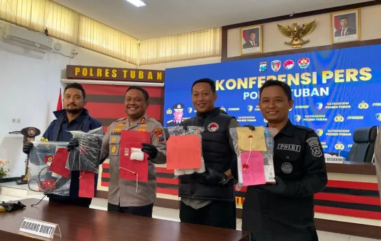 Polres Tuban Amankan Dua Tersangka Peredaran Narkotika