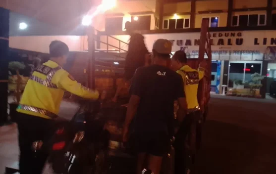 Polres Lamongan Tilang 85 Kendaraan Berknalpot Brong dari 6 Titik Operasi